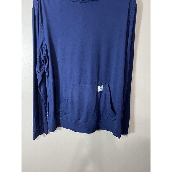 Sharpen The Axe Shirt Long Sleeve Hooded Men’s Large Blue Embroidered - Picture 6 of 10